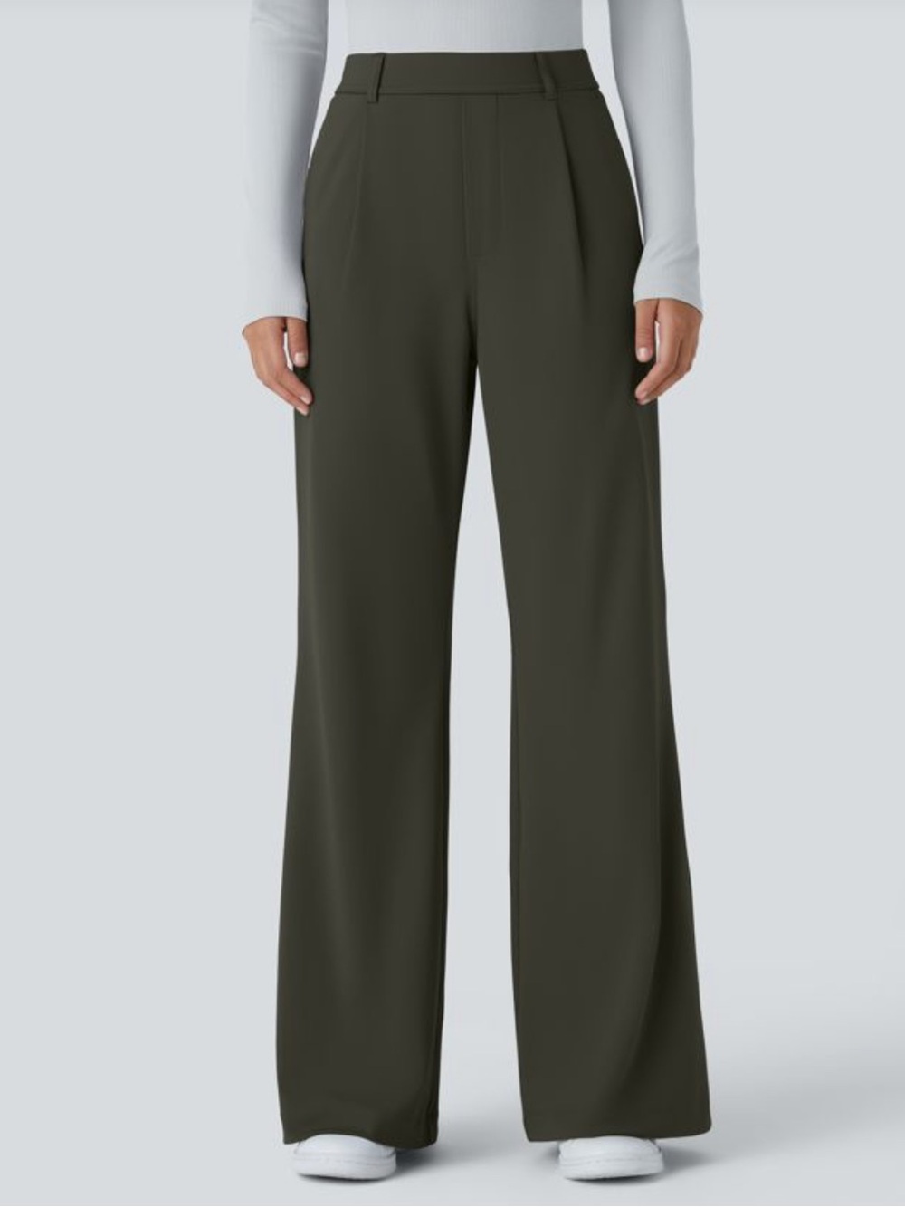 Halara High Waisted Pocket Work Flare Pants